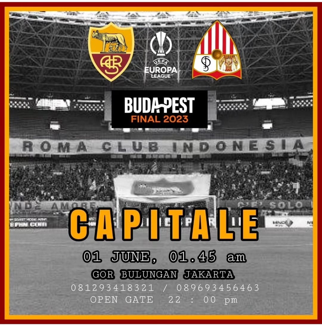 RAMAIKAN! Nobar Final Sevilla v AS Roma di GOR Bulungan